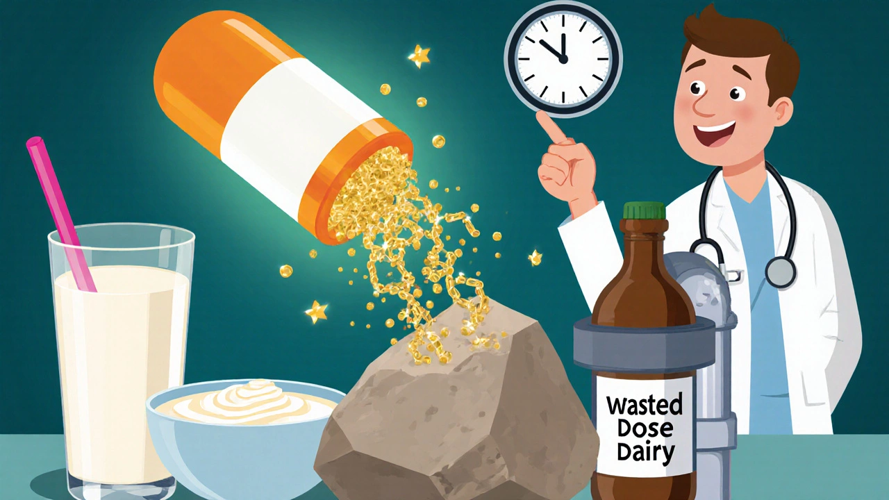 Antibiotics and Dairy: Why Timing Matters for Drug Absorption