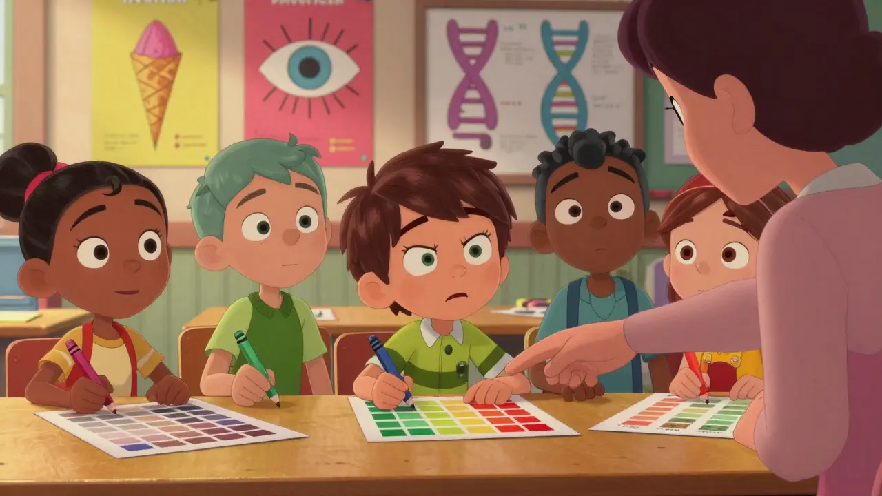 Color Blindness: Understanding Red-Green Defects and How They're Inherited